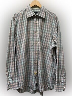 BUGATCHI Men’s Button Down Shirt